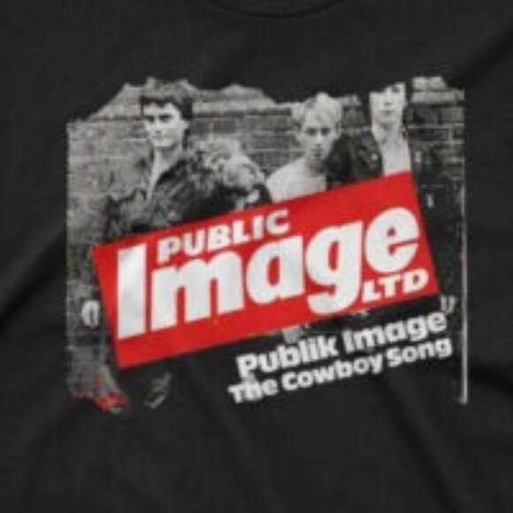 Public Image Ltd Cowboy Song 90s Rock Music Fan Gift Graphic Band T Shirt 159 - Picture 2 of 5